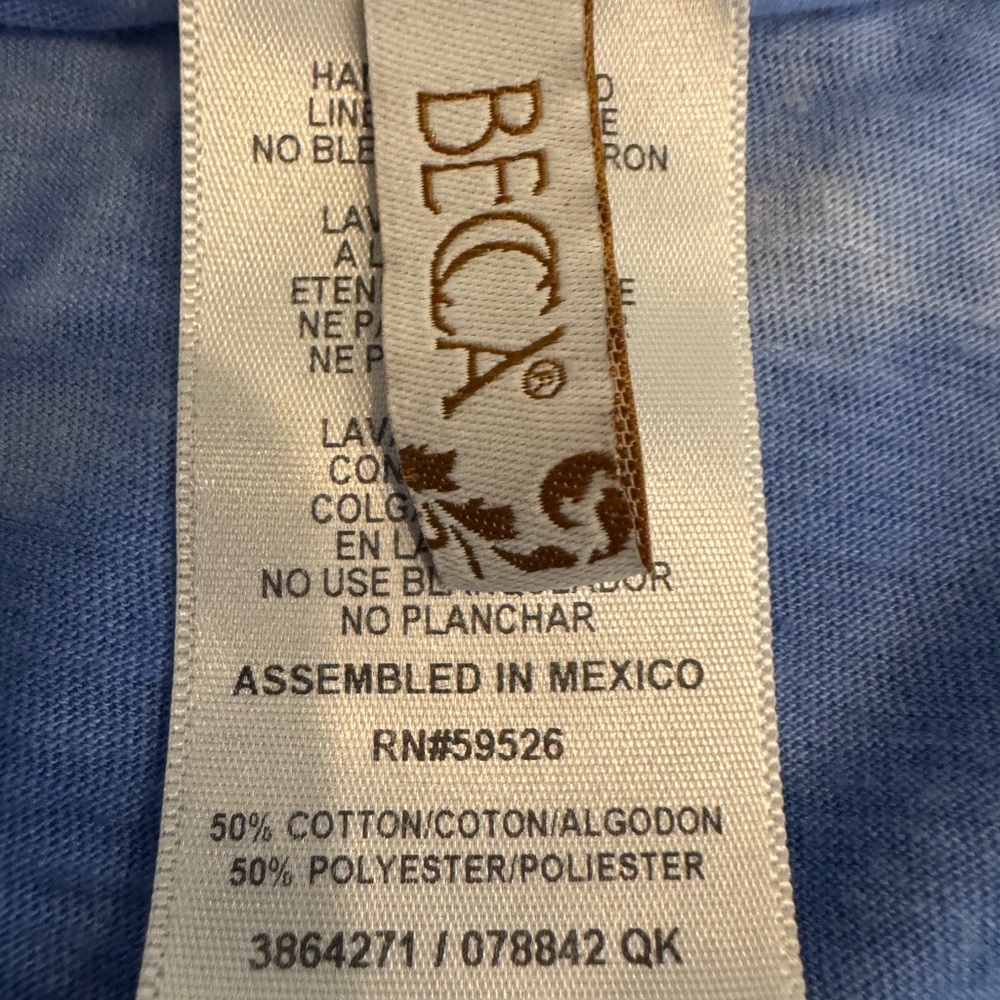 BECCA Blue Swim Coverup